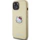 2. Hello Kitty Leather Kitty Head MagSafe case for iPhone 14 - gold