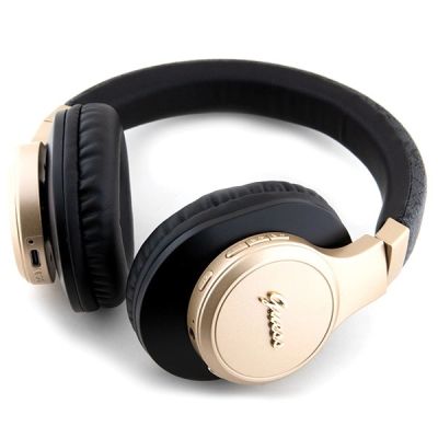 2. Guess Bluetooth on-ear headphones GUBH604GEMK black/black 4G Script