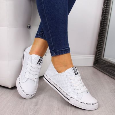 6. Big Star W FF274024 openwork low sneakers white