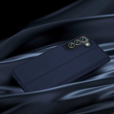 13. Dux Ducis Skin Pro Holster Cover Flip Cover for Samsung Galaxy S22 + (S22 Plus) blue