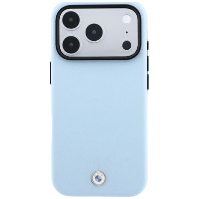3. BMW Kevlar Metal Logo MagSafe Case for iPhone 18 Pro Max / 17 Pro Max – Blue