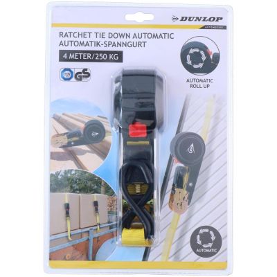 35. TRANSPORT LASHING STRAP WITH AUTOMATIC RATCHET 250KG 4M