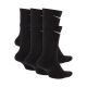 3. Nike Everyday Plus Cush Socks 6 Pairs Black SX6897 010