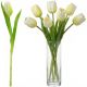 11. WHITE TULIP 31CM LIFE-LIKE SPRING DECORATION