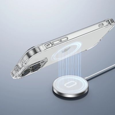 8. Joyroom Defender Series Case Cover for iPhone 14 Pro Max Armored Hook Cover Stand Clear (JR-14H4)