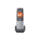 7. Gigaset E560HX int. handset with Gro button and charging cradle - platinum