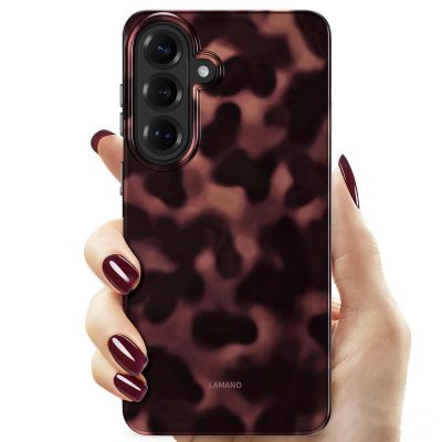 3. Tech-Protect Lamano MagSafe Case for Samsung Galaxy A36 / A37 5G - Black and Brown