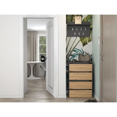3. MODO SHOE CABINET X2 ANTHRACITE/ARTISAN