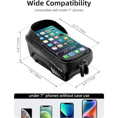 2. Rockbros Hard Case Phone Bag Black