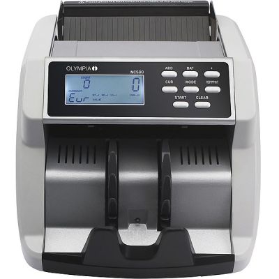 3. Olympia 947730560 Money Counting Machine Banknote Counting Machine Black, Gray