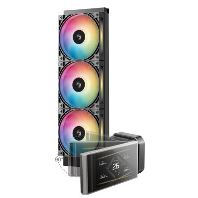 2. DeepCool LT360 VISION ARGB Processor Liquid Cooling Kit 12cm Black 1 pc.