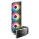 2. DeepCool LT360 VISION ARGB Processor Liquid Cooling Kit 12cm Black 1 pc.