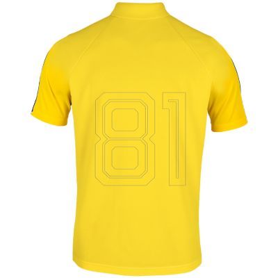 2. Men's adidas MT14 TRG polo shirt yellow D83215