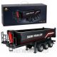 RC Huina 1509 Metal Remote Controlled Tipper Semi-trailer Black 1:18