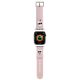2. Karl Lagerfeld 3D Rubber Karl&Choupette Heads strap for Apple Watch 38/40/41mm - pink