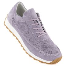 Sergio Leone SP001 purple suede women's leather shoes