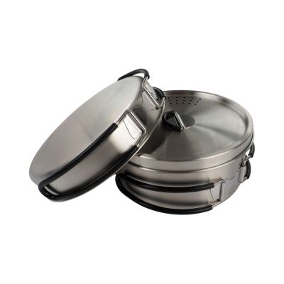 6. Campingaz Trekking Kit 2197185 Steel Cookware Set