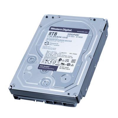 2. HDD WD Purple WD85PURZ (8 TB; 3.5"; 256 MB; 5640 rpm)
