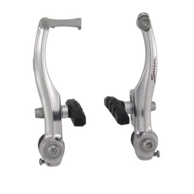 Brake shoes h110 2x90 silver straight spring