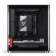 17. Jonsbo TK-0 PC Case, Mini-Tower, Mini-ITX, Tempered Glass, Wood - black
