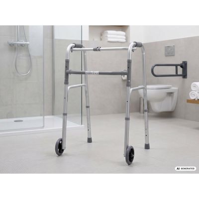 45. Three-function aluminum rehabilitation walker