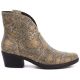 2. Women's cowboy boots snake gold M.Daszyński MR2382
