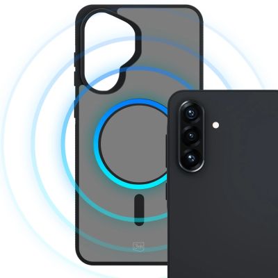 2. 3mk Smoke MagCase for Samsung Galaxy A57 - Gray-Translucent