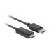 2. LANBERG KABEL DISPLAYPORT (M) V1.1->HDMI (M) 1M CA-DPHD-11CC-0010-BK
