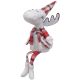 7. DECORATIVE CHRISTMAS REINDEER RED CHECKERED 35+20CM