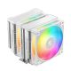 10. DeepCool AG620 G2 WH ARGB Processor Air Cooler 12cm White 1 pc.