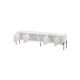 2. TV cabinet VERA 190x40x50 white matt