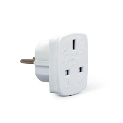 4. GEMBIRD A-AC-UKEU-001 Adapter (English F - PL (10A) M; white)