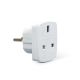 4. GEMBIRD A-AC-UKEU-001 Adapter (English F - PL (10A) M; white)