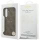 8. Guess 4G Ring Classic Logo MagSafe case for Samsung Galaxy S25 FE - brown