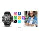 15. VELTORI VT120-1 Smartwatch Black Silicone Strap