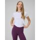 Women's slim plain T-shirt 4F 4FRAW25TTSHF3623-10S