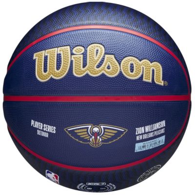 4. Wilson NBA Player Icon Zion Williamson Outdoor Ball WZ4008601XB7