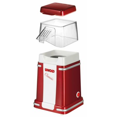 3. Unold Classic Popcorn Maker Red, Silver, White 900W