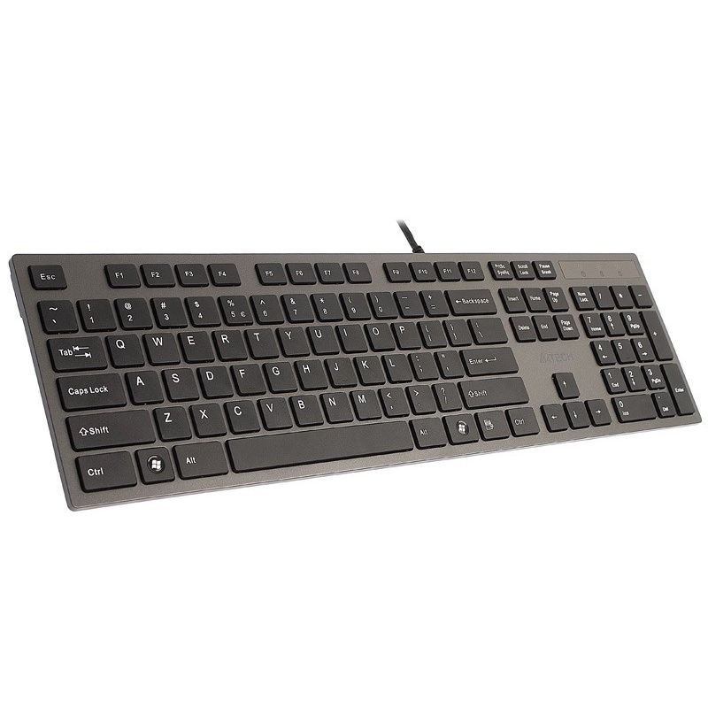 2. A4 TECH KV-300H Membrane Keyboard A4TKLA39976 (USB 2.0; (US); black)