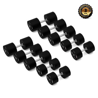 HPC SET POLYURETHANE DUMBBELL SET 2 x 40 - 50 KG CPU (450 KG) HMS