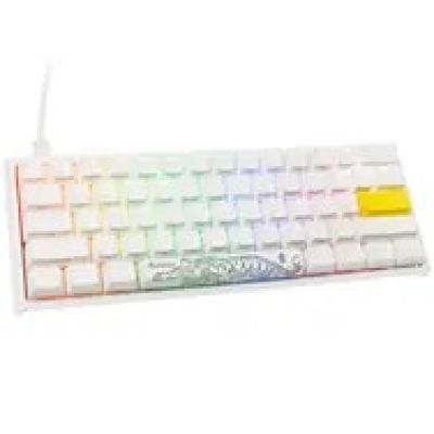 7. Ducky DKON2061ST Gaming Keyboard USB QWERTY American International White