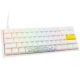 7. Ducky DKON2061ST Gaming Keyboard USB QWERTY American International White