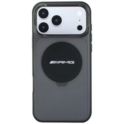 3. Mercedes AMG IML Transparent Bicolor Block MagSafe Case for iPhone 18 Pro Max / 17 Pro Max - Black
