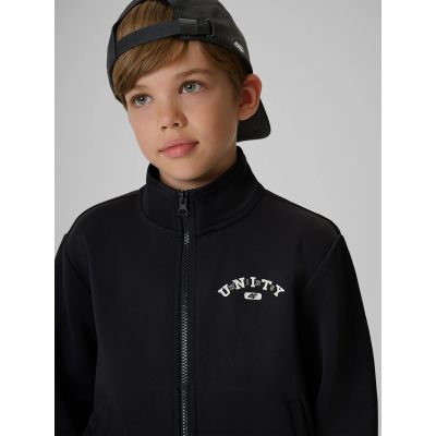 5. Boys’ Regular-Fit Hoodless Sports Jacket 4F 4FJRAW26TSWSM3198-20S