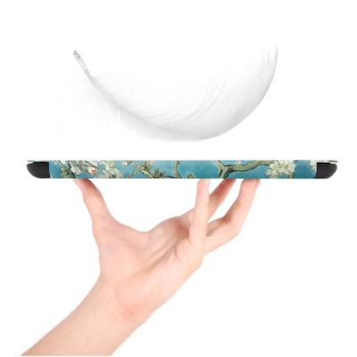 2. Tech-Protect SmartCase for Kindle 11" 2022 - Blue with Sakura Flowers