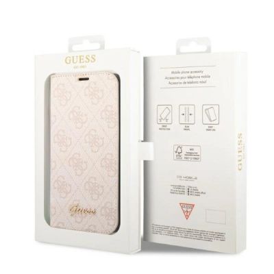 7. Guess GUBKP14SHG4SHP iPhone 14 6.1 "pink / pink book 4G Vintage Gold Logo