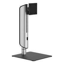 Equipment Table Stand 17"-49"/1TFT 360° Robust/Freist. 18Kg Silver