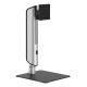 Equipment Table Stand 17"-49"/1TFT 360° Robust/Freist. 18Kg Silver