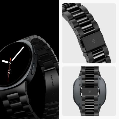 8. Spigen Modern Fit Band 316L Bracelet for Samsung Galaxy Watch 40/44/46 mm - Black