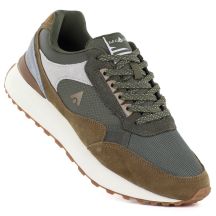 Men's leather khaki sneakers Mcrthur MA254